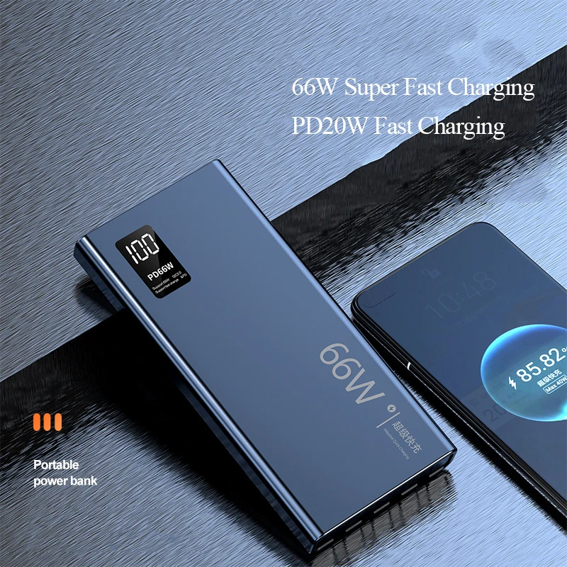 30000mAh Power Bank 66W Super Fast Charging For Huawei P40 External Battery Charger Powerbank With Cable for iPhone 12 13 Xiaomi
30000mAh Power Bank 66W Super Fast Charging For Huawei P40 External Battery Charger Powerbank With Cable for iPhone 12 13 Xiaomi