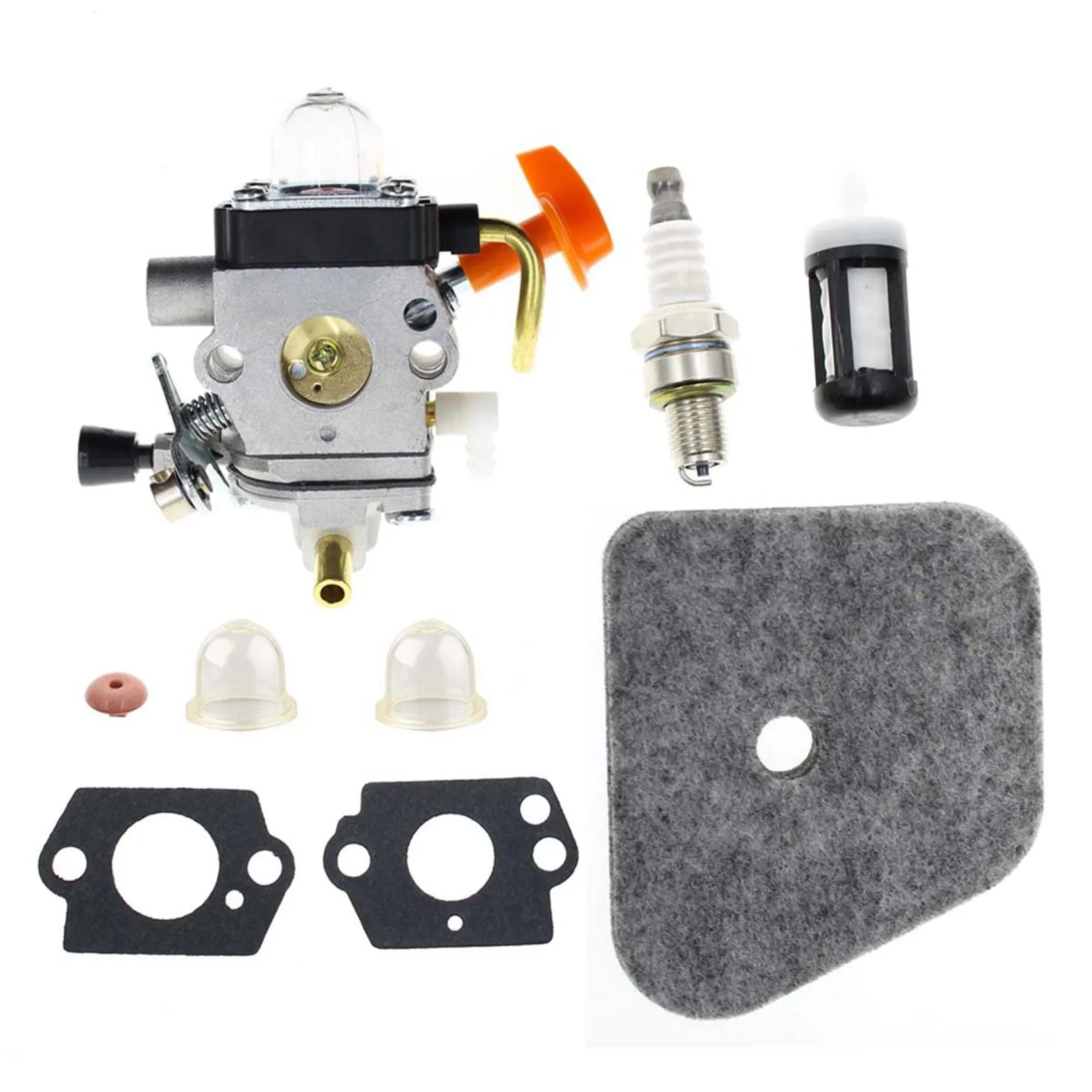 Подходит для карбюраторов Stihl FS90 FS100 FS100R FS110 FS110R FS130 HL90K HL95 HL100 HT100 HT101 HT130 KM90 KM10 KM130
Подходит для карбюраторов Stihl FS90 FS100 FS100R FS110 FS110R FS130 HL90K HL95 HL100 HT100 HT101 HT130 KM90 KM10 KM130
