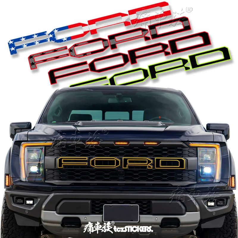 New car sticker FOR Ford Raptor F150 2023 front and rear decoration modification car logo letter sticker film
New car sticker FOR Ford Raptor F150 2023 front and rear decoration modification car logo letter sticker film
