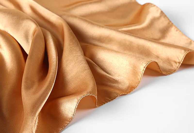 Luxury Brand Silk Scarf Women Satin Solid color Hijab Scarves Muslim Pareo Bandana Female Shawl Wrap Headband 90*90cm 2035 16 S3c54ab0850f94e829f703f650264b64dG