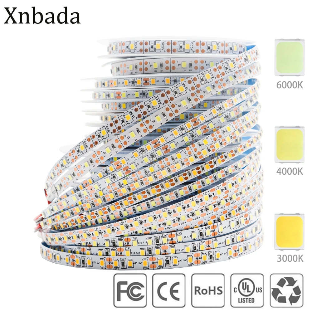 5M 2835 LED Strip 5mm 8mm PCB Soft Light Tape 60/120Leds/m White/Nature White/Warm White Light Ribbon Home Decor DC5V/12V
5M 2835 LED Strip 5mm 8mm PCB Soft Light Tape 60/120Leds/m White/Nature White/Warm White Light Ribbon Home Decor DC5V/12V
