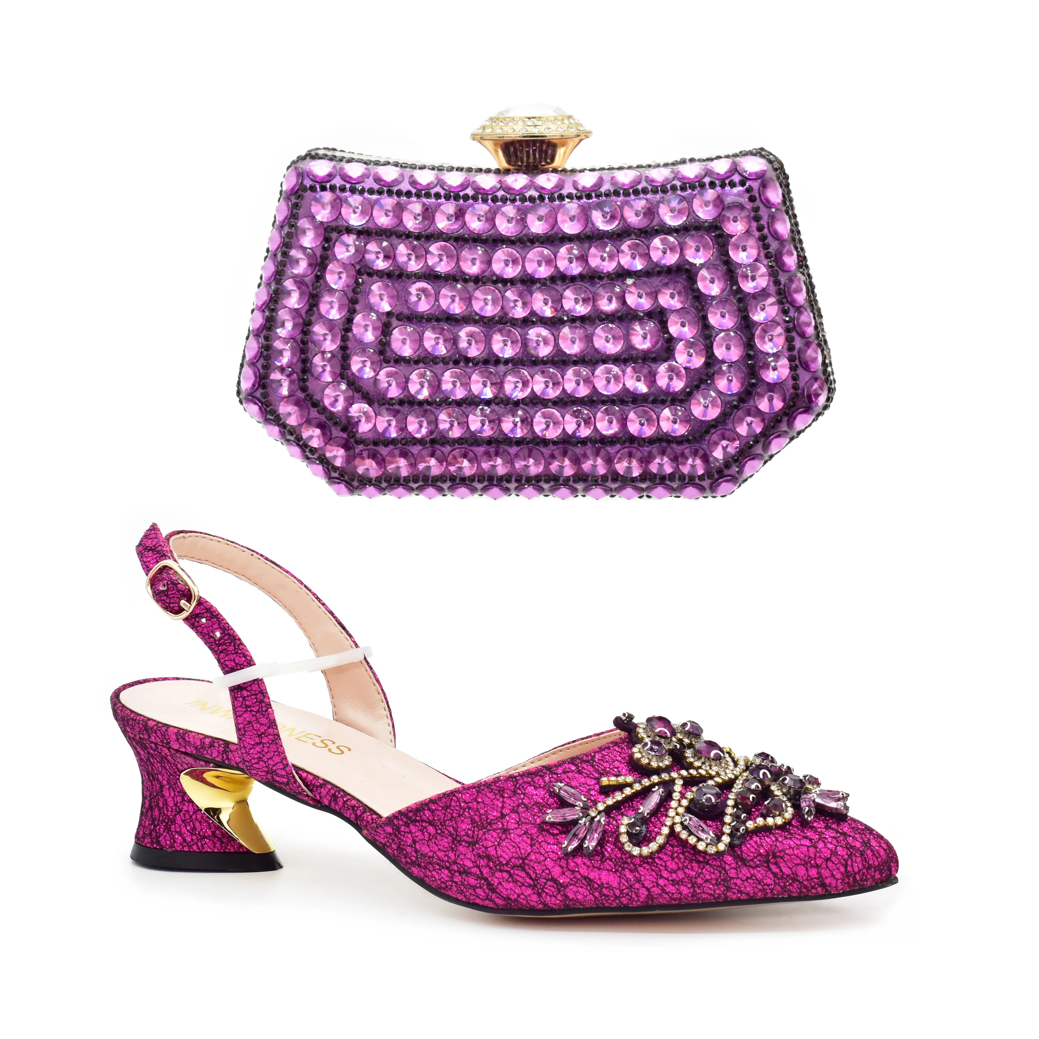 doershow High Quality African Style Ladies Shoes And Bags Set Latest purple Italian Shoes And Bag Set For Party SHG1-9
doershow High Quality African Style Ladies Shoes And Bags Set Latest purple Italian Shoes And Bag Set For Party SHG1-9