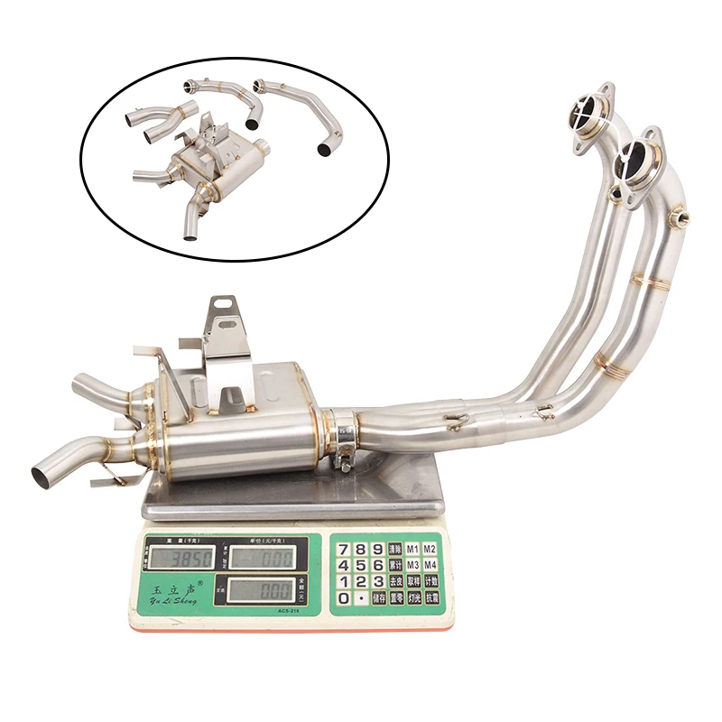 For APRILIA RS660 TUONO 2021 2022 Exhaust Front Link Pipe With Catalyst Box Slip On Original Muffler Stainless Steel Header Tube
For APRILIA RS660 TUONO 2021 2022 Exhaust Front Link Pipe With Catalyst Box Slip On Original Muffler Stainless Steel Header Tube