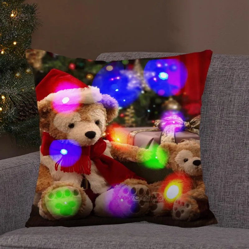 Christmas Series LED Light Sofa Cushion Cover Decorative Throw Pillow Covers for Living Room Xmas Pillowcase Home Party Decor
Christmas Series LED Light Sofa Cushion Cover Decorative Throw Pillow Covers for Living Room Xmas Pillowcase Home Party Decor