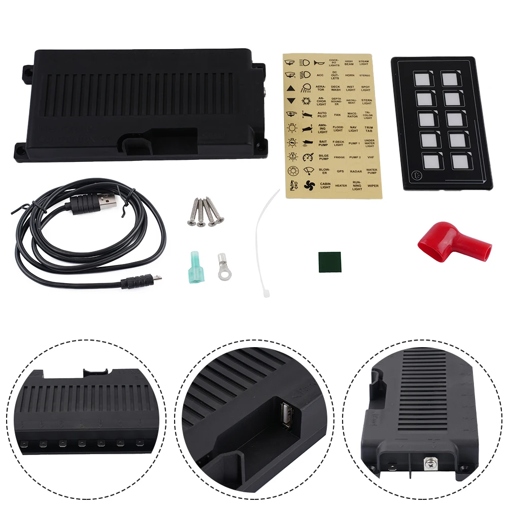 2021 New RV And Yacht Modified 10-position Button Switch Panel Bluetooth APP Control 5MM Ultra-thin Membrane Button Switch
2021 New RV And Yacht Modified 10-position Button Switch Panel Bluetooth APP Control 5MM Ultra-thin Membrane Button Switch