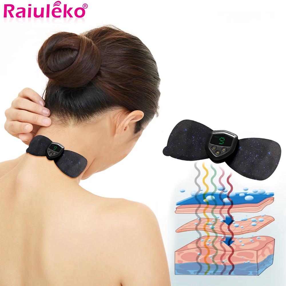 Electric Neck Massage Muscle Stimulation Vibrating Patch Ems Mini Healthcare Instrument Vibrating Body Pain Relief Portable
Electric Neck Massage Muscle Stimulation Vibrating Patch Ems Mini Healthcare Instrument Vibrating Body Pain Relief Portable
