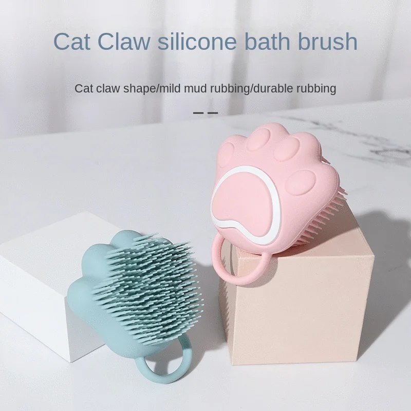 Rubbing Silicone Shower Household Massage Hair Washing Multifunctional Cat Claw Shower Brush
Rubbing Silicone Shower Household Massage Hair Washing Multifunctional Cat Claw Shower Brush