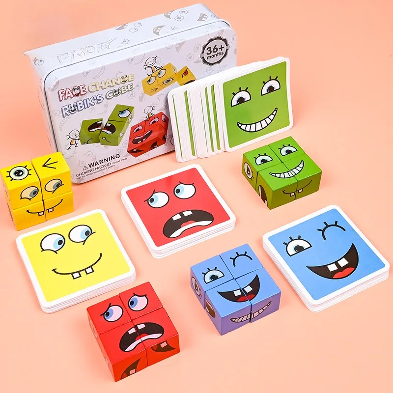 Children'S Wooden Face Changing Rubik'S Cube Board Game With Building Blocks And Bell Ringing Puzzle Thinking Puzzle Toys
Children'S Wooden Face Changing Rubik'S Cube Board Game With Building Blocks And Bell Ringing Puzzle Thinking Puzzle Toys