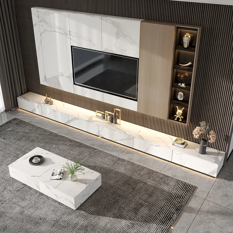 

Modern Coffee Tables Tv Stands Bedroom Living Room White Tv Table Entertainment Combination Muebles Organizador Luxury Furniture