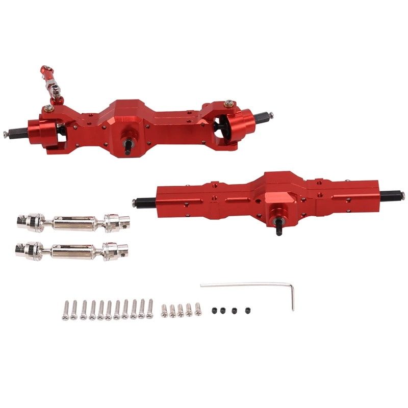 Metal Front & Rear Bridge Axle Gear Box With Drive Shaft For WPL C14 C24 B14 B24 1/16 RC Car Upgrade Parts
Metal Front & Rear Bridge Axle Gear Box With Drive Shaft For WPL C14 C24 B14 B24 1/16 RC Car Upgrade Parts