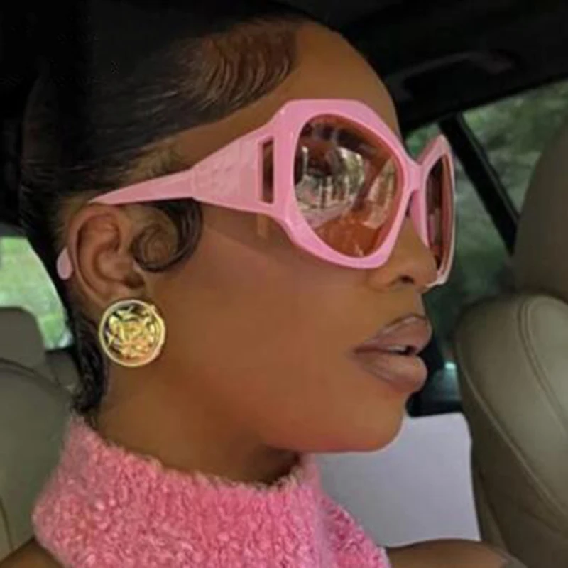 Vintage Irregular Oversized Cat Eye Sunglasses For Women New Fashion Brand Pink Gradient Sexy Sun Glasses Female Y2k Big Shades
Vintage Irregular Oversized Cat Eye Sunglasses For Women New Fashion Brand Pink Gradient Sexy Sun Glasses Female Y2k Big Shades