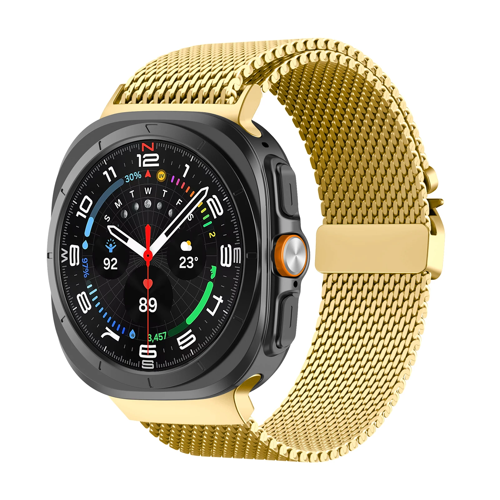 Milanese Loop Strap for Samsung Galaxy Watch 7 Ultra 47mm Stainless Steel No Gap Magnetic Bracelet SmartWatch Strap Accessories Milanese Loop Strap for Samsung Galaxy Watch 7 Ultra 47mm Stainless Steel No Gap Magnetic Bracelet SmartWatch Strap Accessories