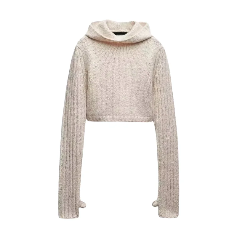 2024 свитер с капюшоном, короткий зимний трикотажный джемпер, женские мягкие вязаные пуловеры, повседневные Теплые Топы из малььи ткани, корейский пуловер, Y2K одежда
2024 свитер с капюшоном, короткий зимний трикотажный джемпер, женские мягкие вязаные пуловеры, повседневные Теплые Топы из малььи ткани, корейский пуловер, Y2K одежда