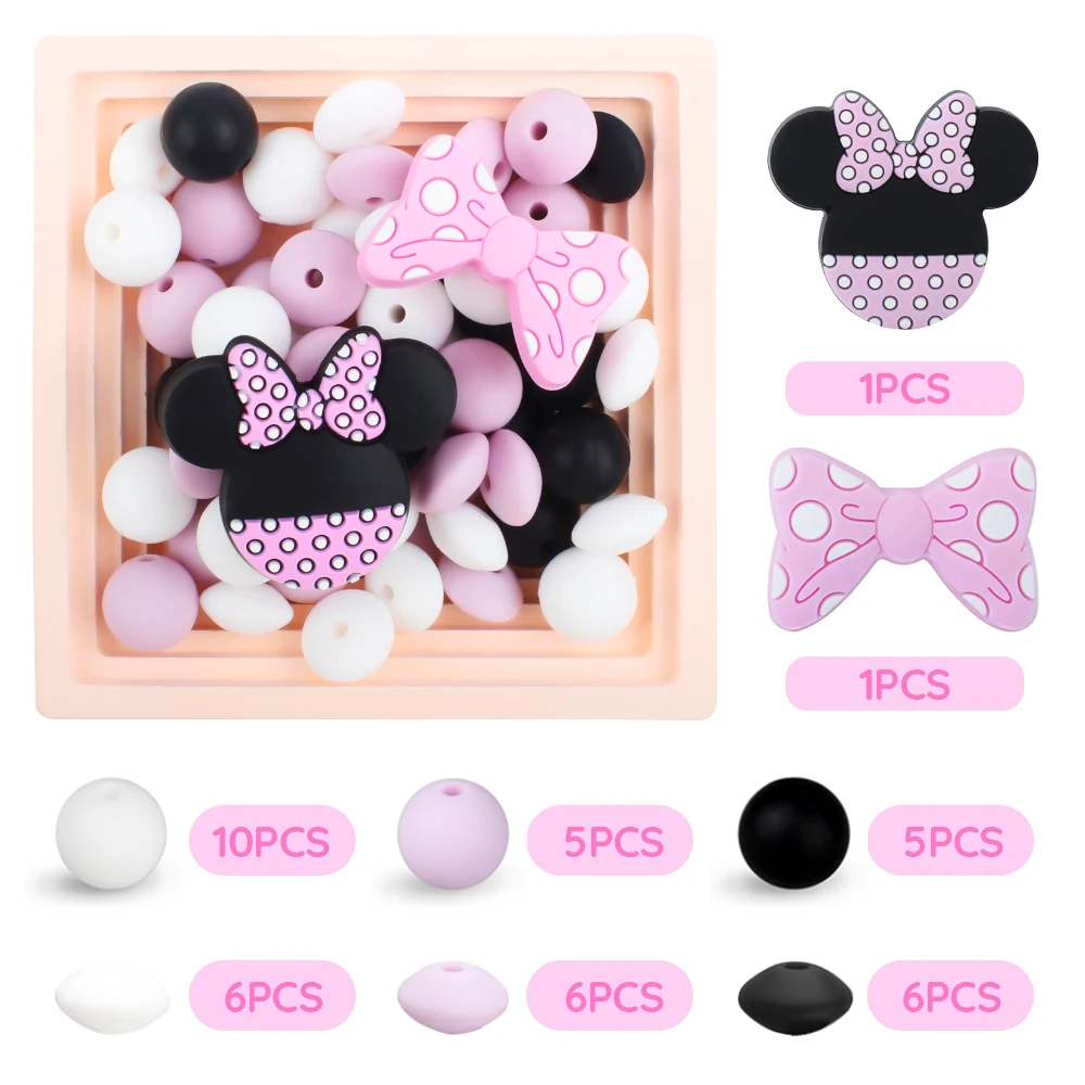 Silicone Beads Food Grade Cartoon Animal Shape Pacifier Chain Clips Set Teething Beads Newborn Toys Accessories DIY BPA Free
Silicone Beads Food Grade Cartoon Animal Shape Pacifier Chain Clips Set Teething Beads Newborn Toys Accessories DIY BPA Free
