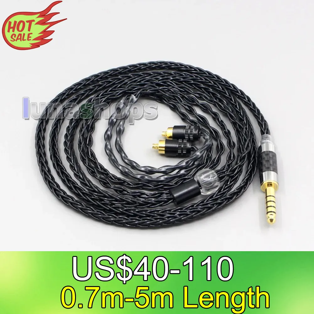 

LN006471 2.5mm 3.5mm XLR Balanced 8 Core OCC Silver Mixed Headphone Cable For Sony IER-M7 IER-M9 IER-Z1R