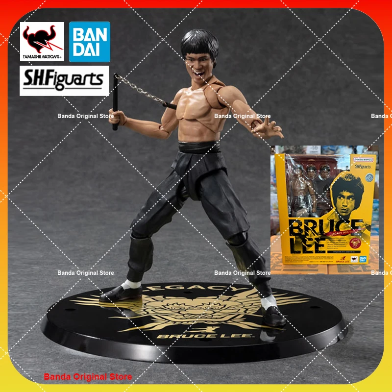 

100% In Stock Original Bandai S.H.Figuarts Shf Bruce Lee 1/12 50th Anniversary Edition Anime Action Collection Figures Model Toy
