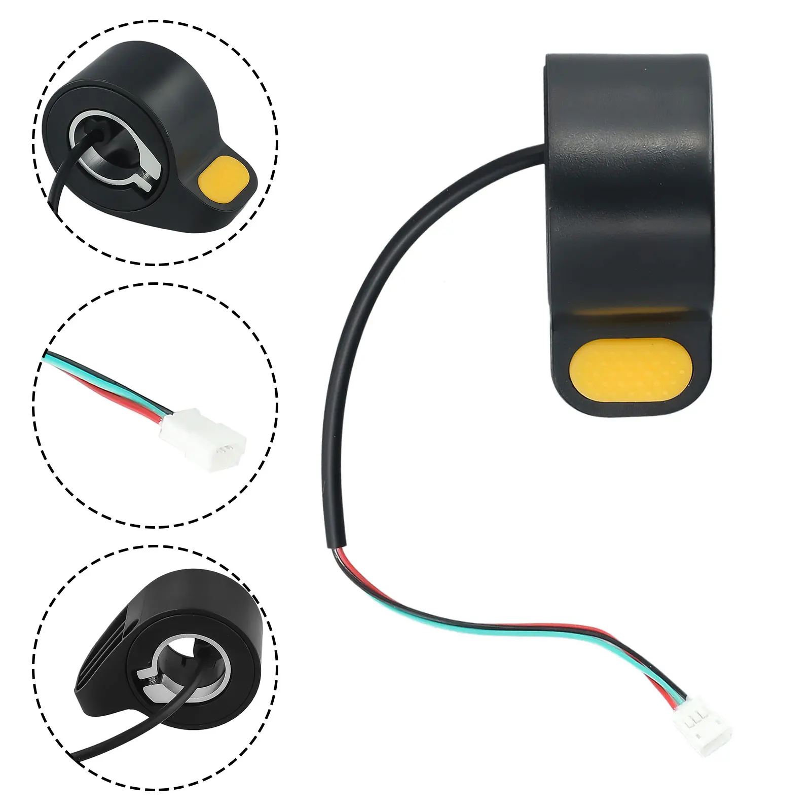 

Electric Scooter Thumb Throttle For Ninebot MAX G30 Finger Throttles Accelerator Finger Throttle Scooter Thumb Throttle 1pc 45g