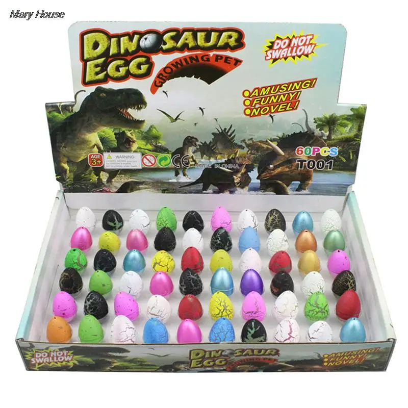 

10pcs/set Magic Dinosaur Eggs Water Growing Hatching In Water Egg Animal Breeding Educational Toys for Children Kids Gifts