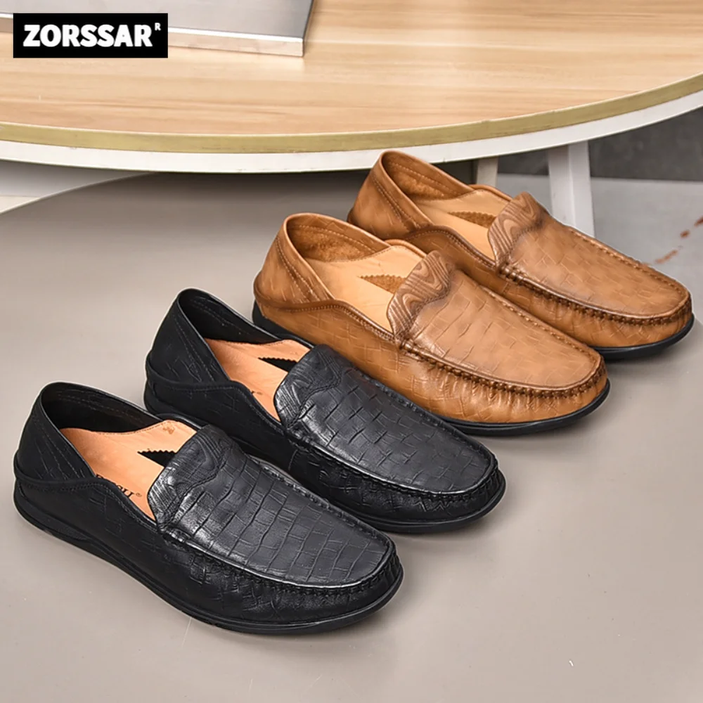 Handmade Leather Casual Men Soft Shoes Design Sneakers Man Comfortable Leather Shoes Men Loafers Hot Sale Moccasins Driving Shoe
Handmade Leather Casual Men Soft Shoes Design Sneakers Man Comfortable Leather Shoes Men Loafers Hot Sale Moccasins Driving Shoe