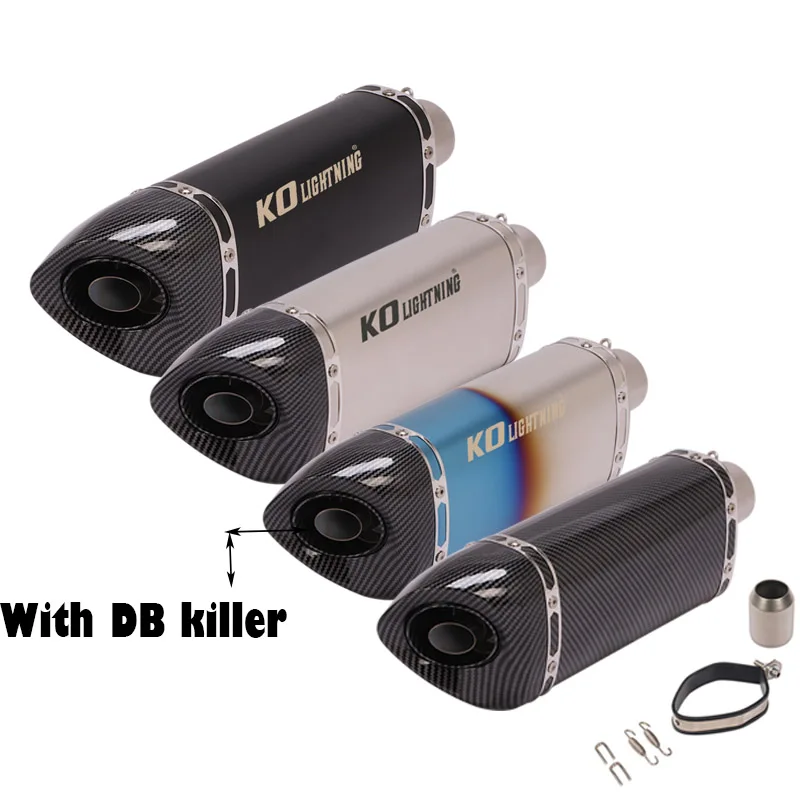 38-51mm Universal Motorcycle Exhaust Esape 395mm Muffler Pipe Modified Moto TailPipe Silencer Slip On With Removable DB Killer
38-51mm Universal Motorcycle Exhaust Esape 395mm Muffler Pipe Modified Moto TailPipe Silencer Slip On With Removable DB Killer