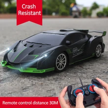 

1:16 4 Channels RC car With Led Light 2.4G Radio Remote Control Cars Sports Car High-speed Drift Car Boys Toys For Children 30M