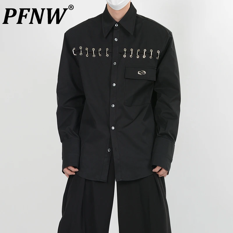 PFNW Niche Design Deconstrcution Men's Metal Spliced Long Sleeve Shirts Shoulder Pad Male Casual Tops 2023 Autumn Trendy 28W1631
PFNW Niche Design Deconstrcution Men's Metal Spliced Long Sleeve Shirts Shoulder Pad Male Casual Tops 2023 Autumn Trendy 28W1631