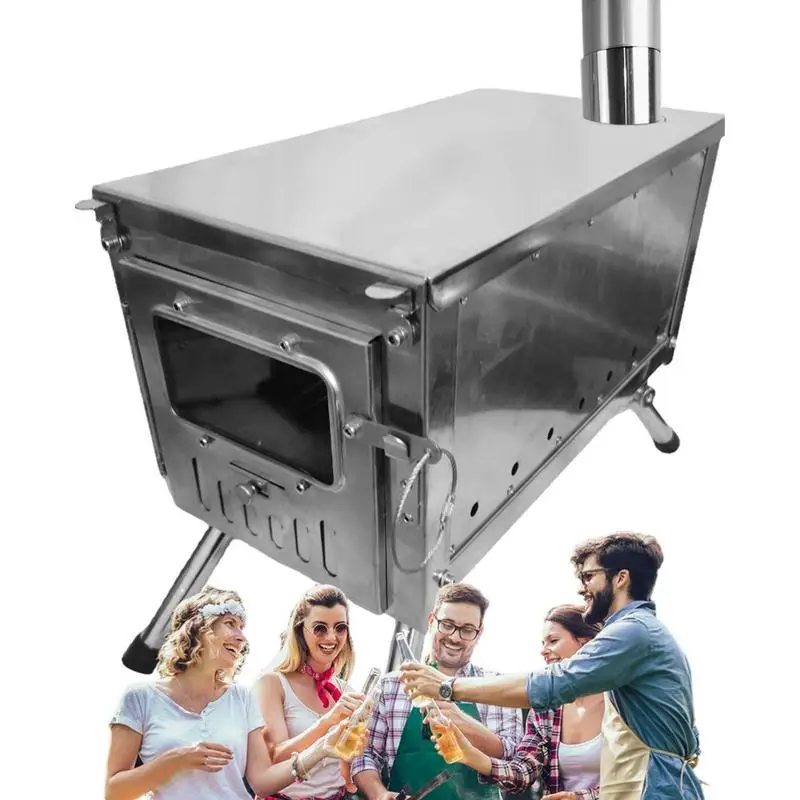 Camping Wood Stove Stainless Steel Portable Burning Stove For Hot Tents Outdoor Foldable Wood Burning Stove Heating Burner Stove
Camping Wood Stove Stainless Steel Portable Burning Stove For Hot Tents Outdoor Foldable Wood Burning Stove Heating Burner Stove