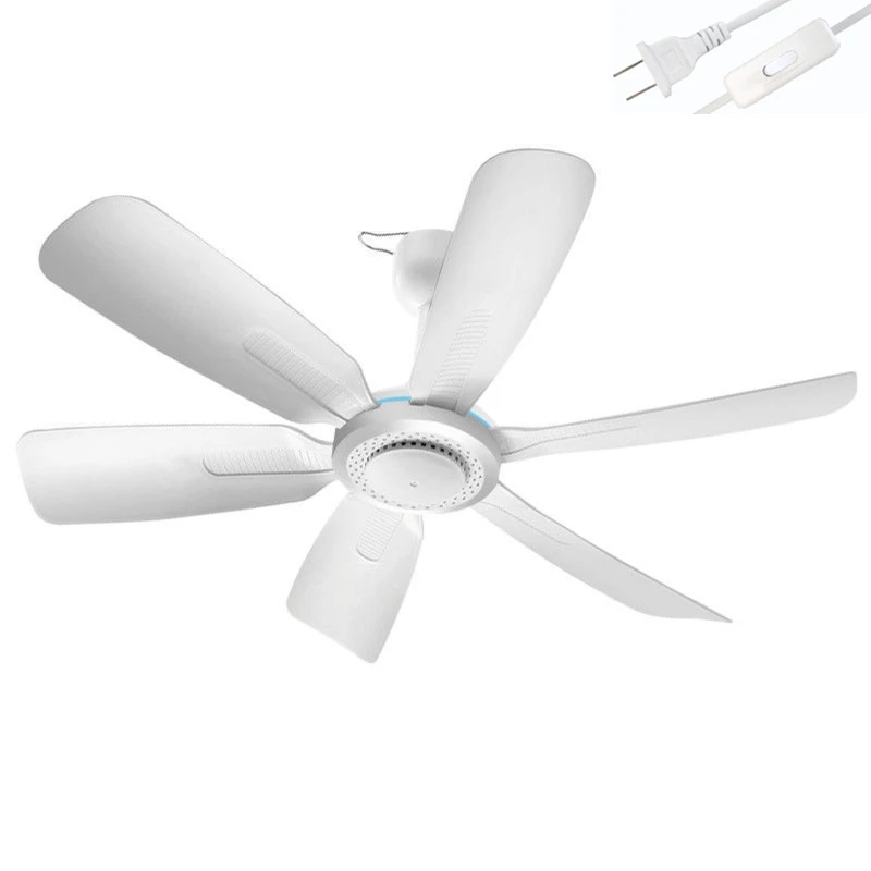 

CPDD 220V 50Hz Ceiling Fan 6 Leaves 17.7 in Dia Silent Hanging Fan with Silent
