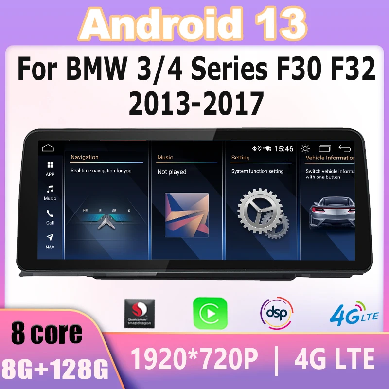 Android System 12.5" Qualcomm 665 8+128G GPS Navigation IPS Touch Screen For BMW F30 F31 F22 F32 F33 F36 NBT Radio Video Player
Android System 12.5" Qualcomm 665 8+128G GPS Navigation IPS Touch Screen For BMW F30 F31 F22 F32 F33 F36 NBT Radio Video Player