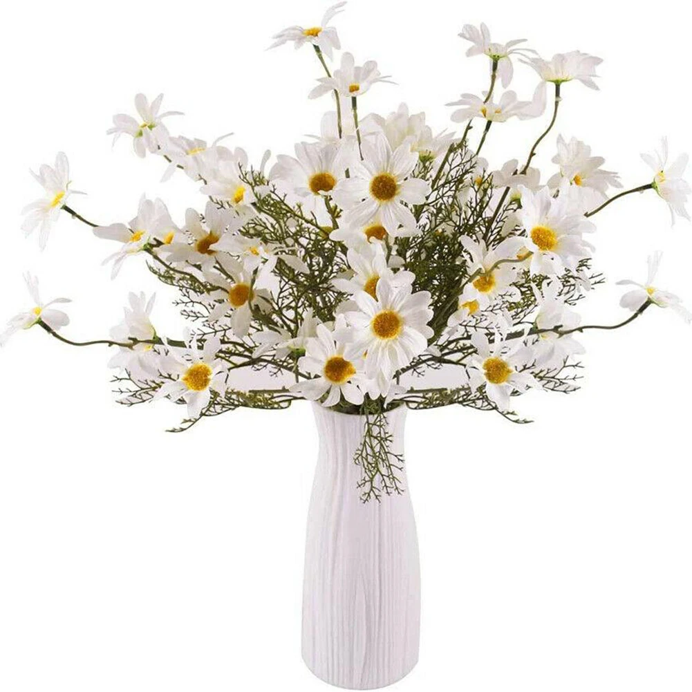 Artificial Flowers Bouquet Simulation Silk Daisy DIY Vase Arrangement Fake Folwer Christmas Wedding Party Home Decoration
Artificial Flowers Bouquet Simulation Silk Daisy DIY Vase Arrangement Fake Folwer Christmas Wedding Party Home Decoration