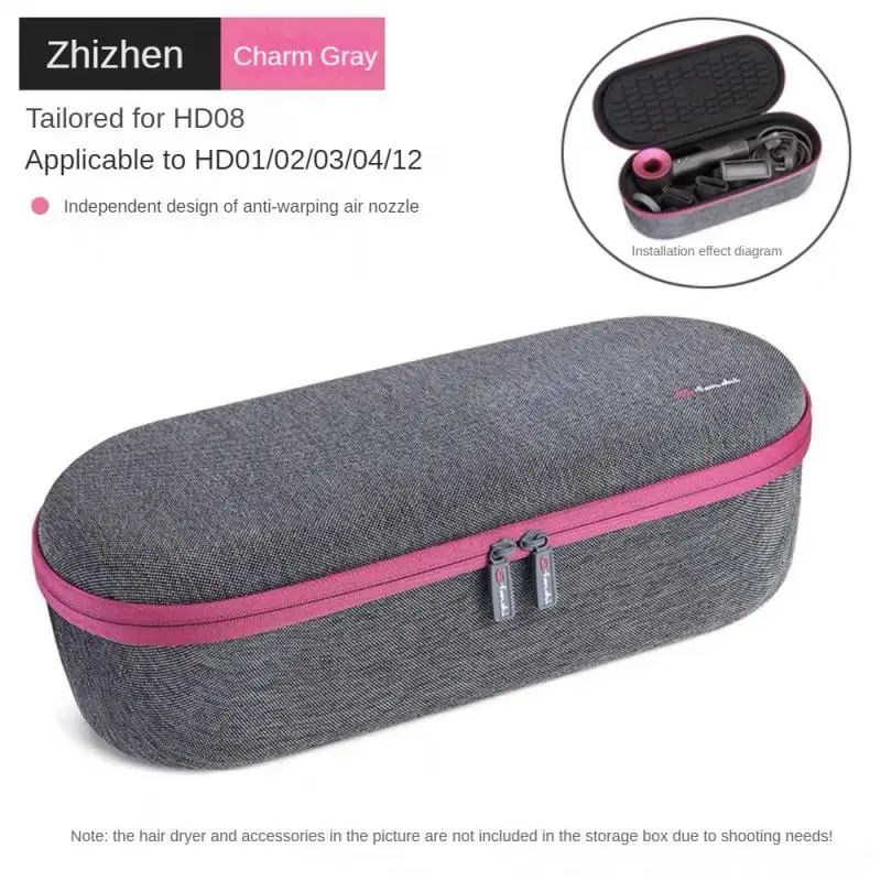 

Suitable For Hair Dryer Storage Box Neat Convenient Durable Fashionable Pocket Very Suitable For Travel Travel Storage Bag