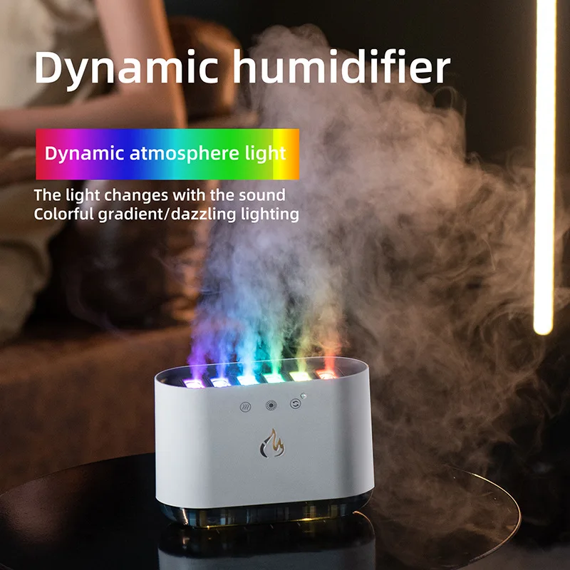 900ML Large Capacity 6 Nozzles USB Air Humidifier with Dynamic Colorful Light For Home Room Aromatherapy Diffuser Humidificador
900ML Large Capacity 6 Nozzles USB Air Humidifier with Dynamic Colorful Light For Home Room Aromatherapy Diffuser Humidificador
