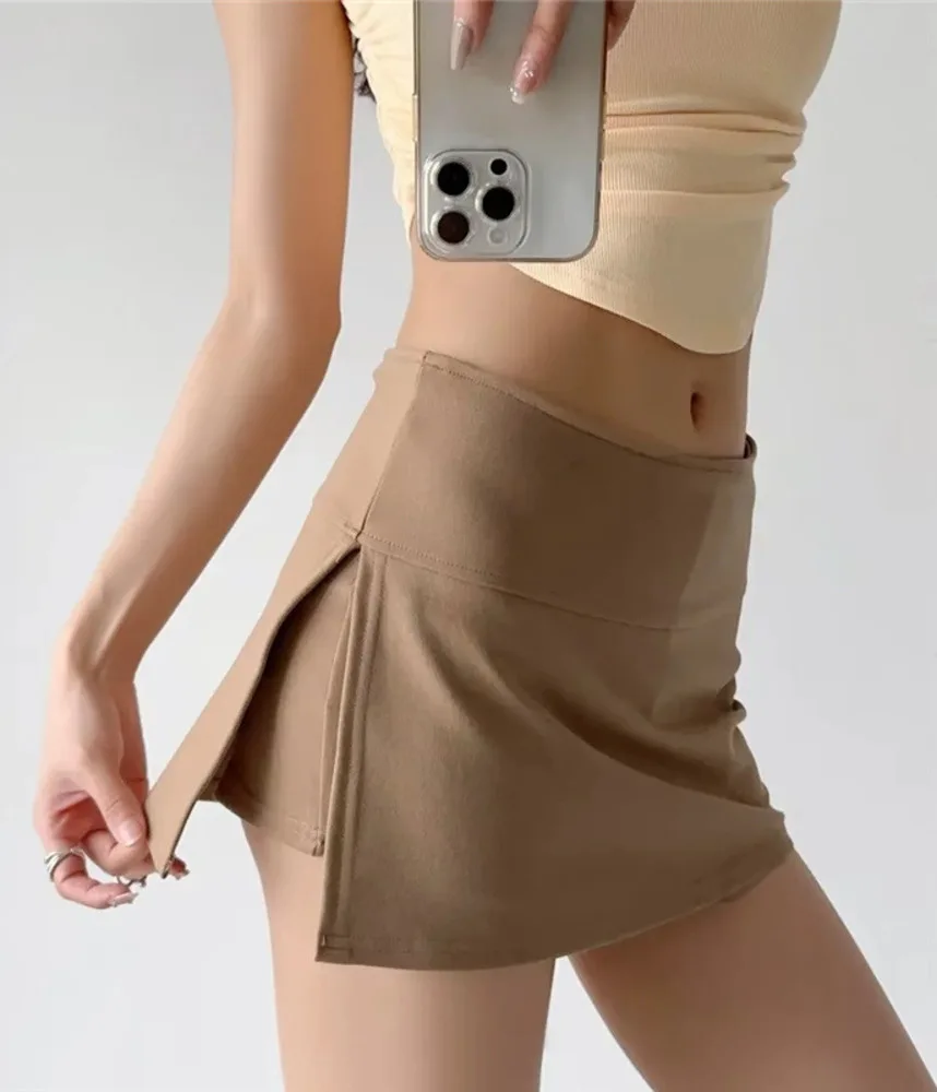 Hot Sexy Korean Women Skorts Sweet Half Side Split Skirt Women Summer American Design Sense A-line Short Skirt V325
Hot Sexy Korean Women Skorts Sweet Half Side Split Skirt Women Summer American Design Sense A-line Short Skirt V325