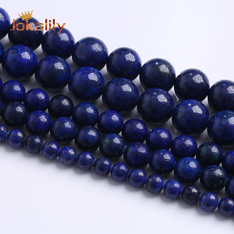 Natural Lapis Lazuli Beads Dyed Blue Stone Round Loose Beads For Jewelry Making DIY Bracelets Necklace Accessories 4 6 8 10 12mm
Natural Lapis Lazuli Beads Dyed Blue Stone Round Loose Beads For Jewelry Making DIY Bracelets Necklace Accessories 4 6 8 10 12mm
