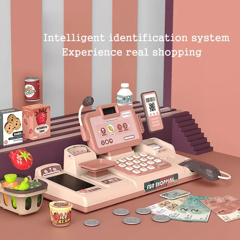 Детские игрушки, умный кассовый аппарат, игровой домик, игрушка, имитация супермаркета, обеденный стол, фруктовый кассовый аппарат, детский комбинированный набор
Детские игрушки, умный кассовый аппарат, игровой домик, игрушка, имитация супермаркета, обеденный стол, фруктовый кассовый аппарат, детский комбинированный набор