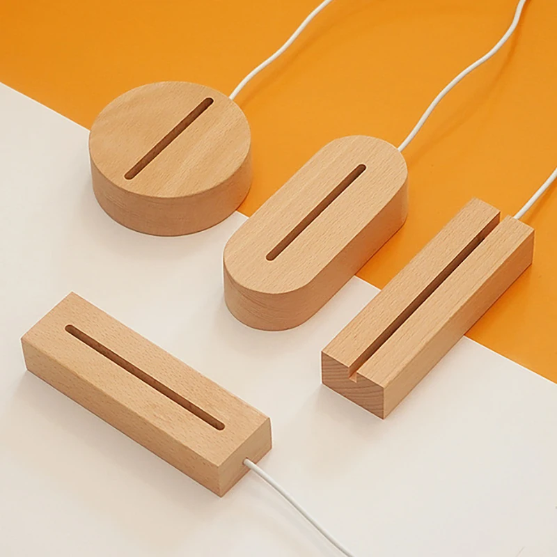 Wood Led Base with RGB Warm White Light USB Powered 3D Acrylic Base Led Glass Resin Night Light Display Stand Bedroom Lighting 
Wood Led Base with RGB Warm White Light USB Powered 3D Acrylic Base Led Glass Resin Night Light Display Stand Bedroom Lighting