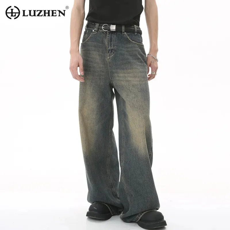 LUZHEN Straight Design Wornout Fashion 2024 Elegant Washed Loose Denim Pants Men Trendy Casual Street High Quality Jeans 0db85c
LUZHEN Straight Design Wornout Fashion 2024 Elegant Washed Loose Denim Pants Men Trendy Casual Street High Quality Jeans 0db85c