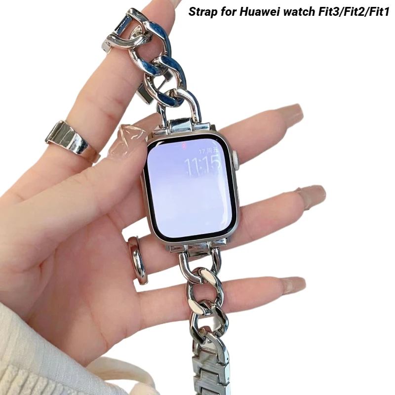 Металлический ремешок для часов Huawei Watch Fit3, браслет из нержавеющей стали для часов HUAWEI watch Fit2/Fit1, спортивный браслет, женский и мужской браслет
Металлический ремешок для часов Huawei Watch Fit3, браслет из нержавеющей стали для часов HUAWEI watch Fit2/Fit1, спортивный браслет, женский и мужской браслет