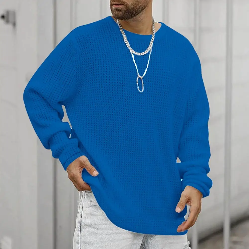 Men Winter Sweater Solid Color Sweater Cozy Men's Knitted Sweater Soft Warm Stylish Mid-length Design for Fall Winter
Men Winter Sweater Solid Color Sweater Cozy Men's Knitted Sweater Soft Warm Stylish Mid-length Design for Fall Winter