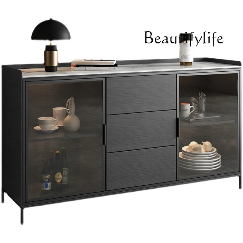Italian Stone Plate Sideboard Modern Living Room Tea Cabinet Ultra-Thin Solid Wood Side Cabinet Kitchen Hallway Cabinet
Italian Stone Plate Sideboard Modern Living Room Tea Cabinet Ultra-Thin Solid Wood Side Cabinet Kitchen Hallway Cabinet