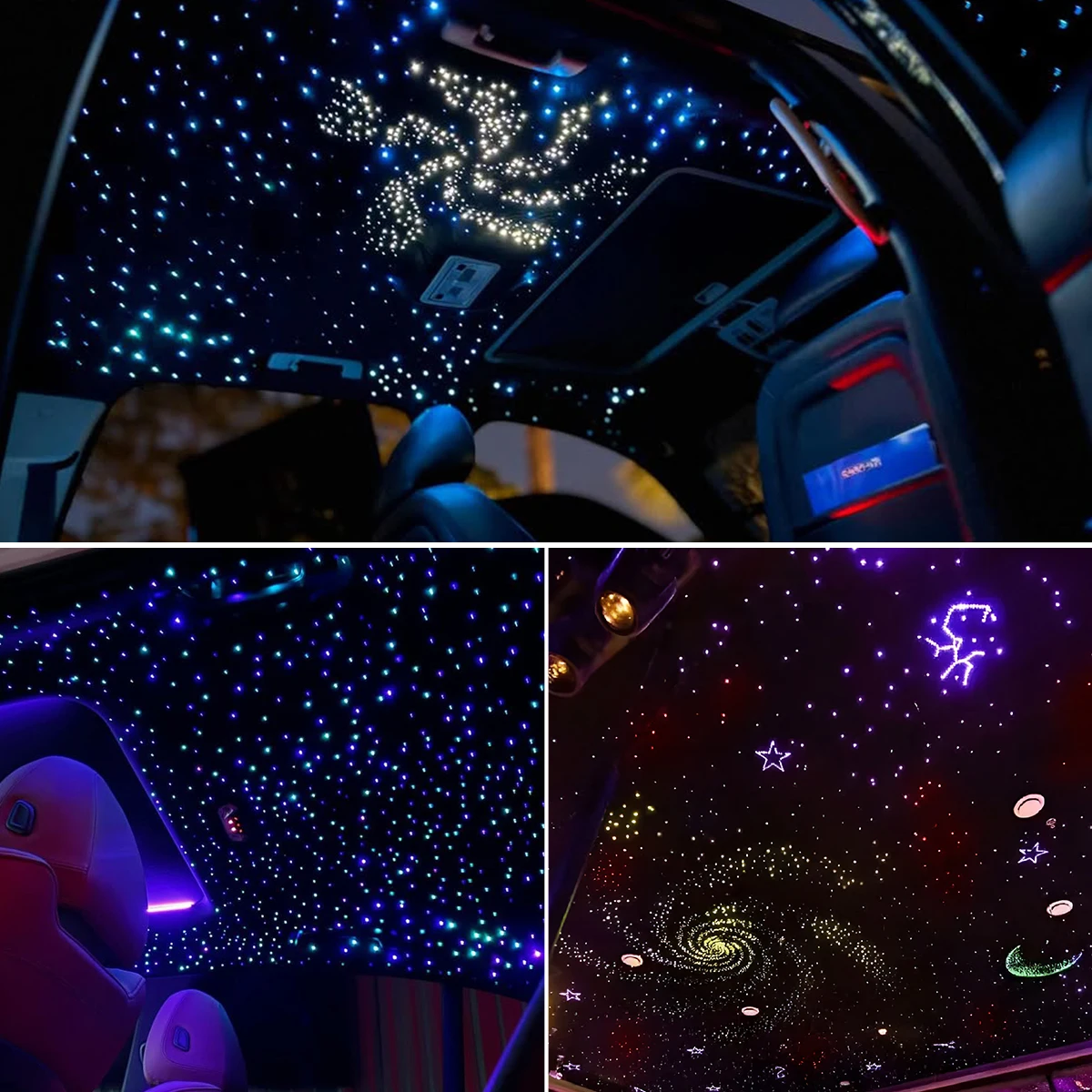 36w fiber optic flashing light, 4 colors, starry sky light, app remote control, car home fiber optic light RGBW, starry sky deco 36w fiber optic flashing light, 4 colors, starry sky light, app remote control, car home fiber optic light RGBW, starry sky deco