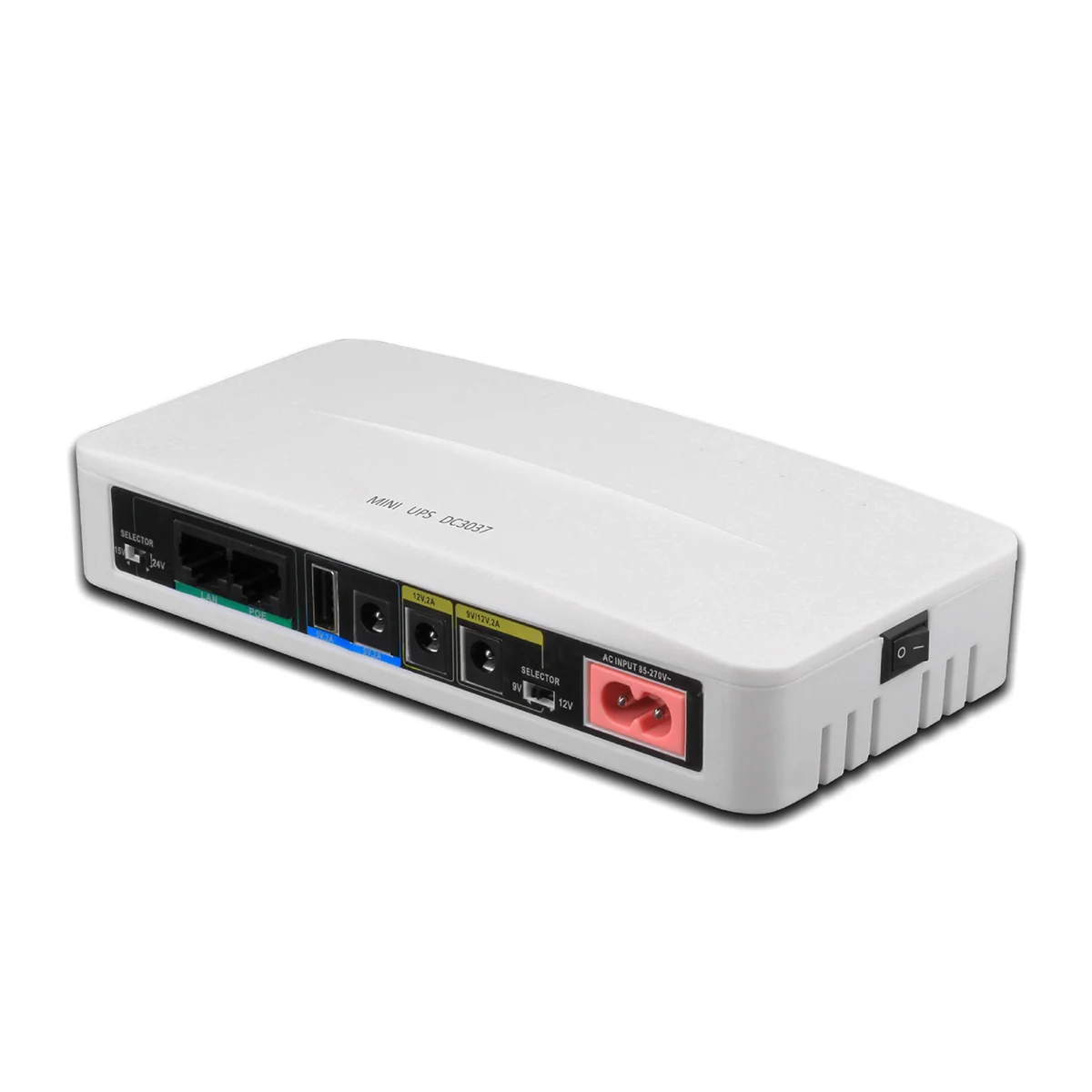 

Источник бесперебойного питания, 5 В, 9 В, 12 В, 24 В, мини-источник питания UPS POE, резервный аккумулятор 11000 мАч для Wi-Fi маршрутизатора CCTV (вилка стандарта ЕС)