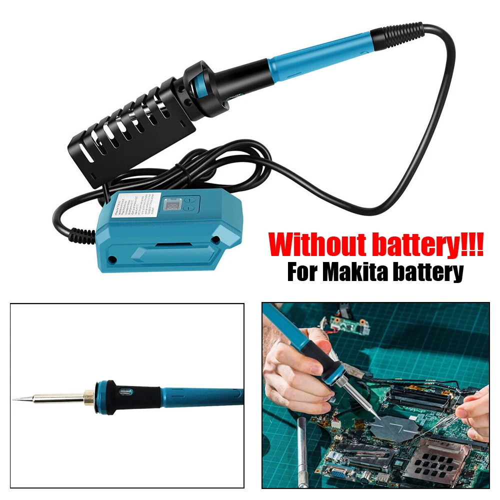 

20v Cordles Soldering Iron Rechargeable 936 Internal Heat Fast Charge Portable Microelectronics Repair Welder for Makita battery