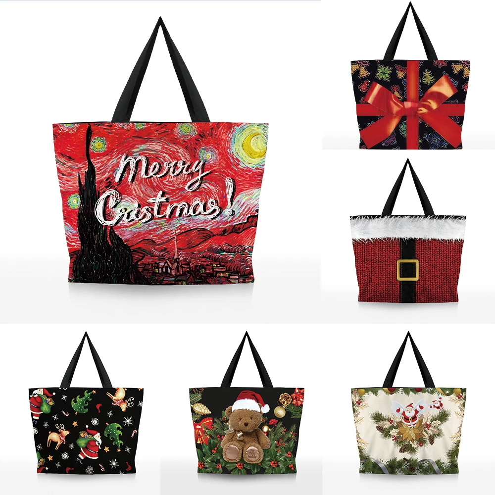 Женская сумка для покупок Рождественская 3D печать сумка для карандашей Harajuku Shopping Canvas Girl Женская сумка через плечо индивидуальный рисунок
Женская сумка для покупок Рождественская 3D печать сумка для карандашей Harajuku Shopping Canvas Girl Женская сумка через плечо индивидуальный рисунок