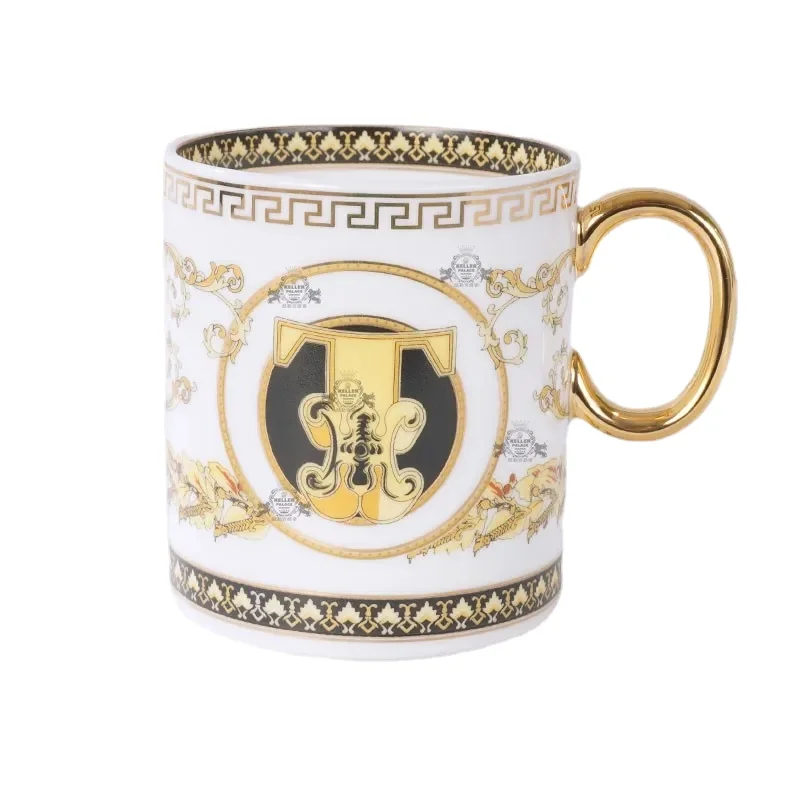 

Высококачественная кружка в европейском стиле из костяного фарфора чашка для воды чашка с буквами керамическая чашка для молока кофейная чашка кружки кофейные чашки чайная чашка
