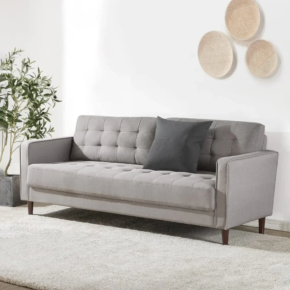 Tool-Free Assembly Sofa Sofa Couch / Grid Tufted Cushions / Easy Living Room Sofas Stone Grey Freight Free Bedroom Furniture
Tool-Free Assembly Sofa Sofa Couch / Grid Tufted Cushions / Easy Living Room Sofas Stone Grey Freight Free Bedroom Furniture