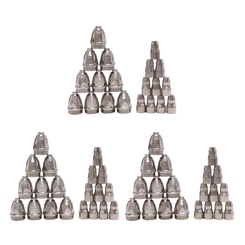 New-60Pcs P80 Plasma Cutting Torch Consumable Cutting CNC 80A P80 Plasma Torch Tip Electrode Nozzle
New-60Pcs P80 Plasma Cutting Torch Consumable Cutting CNC 80A P80 Plasma Torch Tip Electrode Nozzle