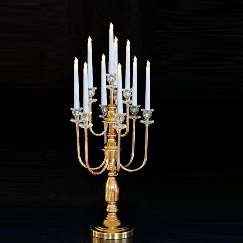 10 Heads Metal Candlesticks Candelabra Candle Holders Stands Wedding Table Centerpieces Flower Vases Road Lead Party Decoration
10 Heads Metal Candlesticks Candelabra Candle Holders Stands Wedding Table Centerpieces Flower Vases Road Lead Party Decoration