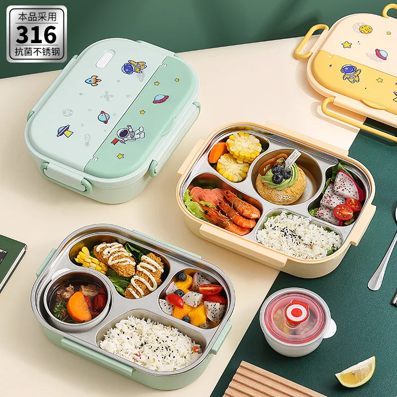 Stainless steel insulated lunch box for primary school students, detachable bento lunch box, food grade, 316
Stainless steel insulated lunch box for primary school students, detachable bento lunch box, food grade, 316