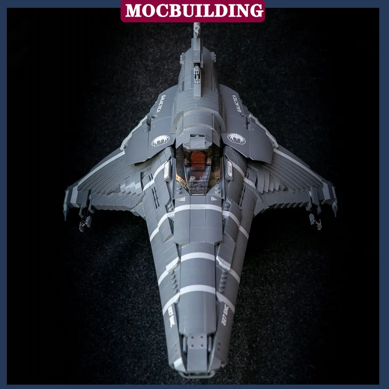 MOC Battlestar Galactica UCS Colonial Viper MKII Bricks Toy MOC Battlestar Galactica UCS Colonial Viper MKII Bricks Toy